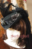 Surface Spell Lady in Black Vintage Wool Hat