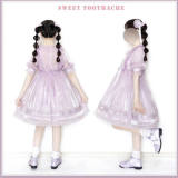 Pumpkin Cat Lolita ~Sweet Toothache~ Lolita OP 2020 Version -Pre-order Closed