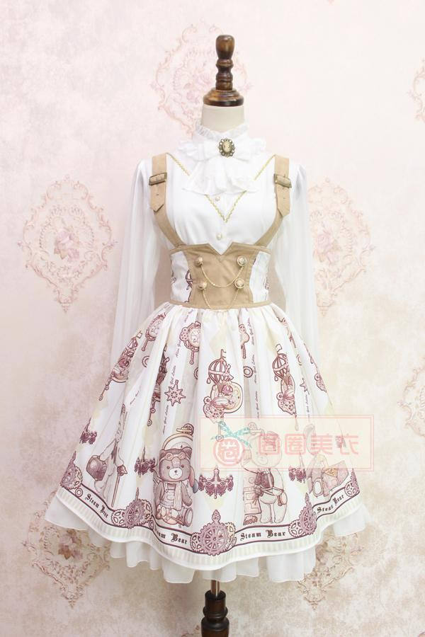 Alice Girl~ Steampunk Bear&Gear~ Lolita Salopette