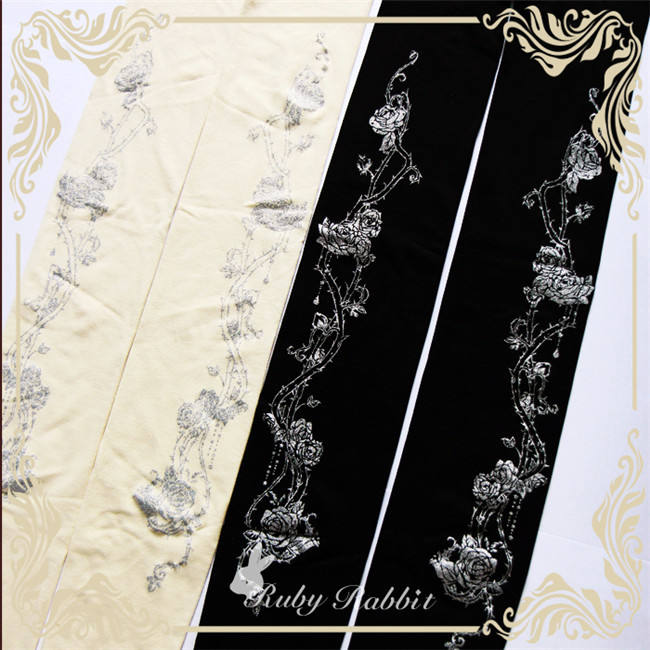Ruby Rabbit ~Thorns Corolla ~ Lolita Printed Tights