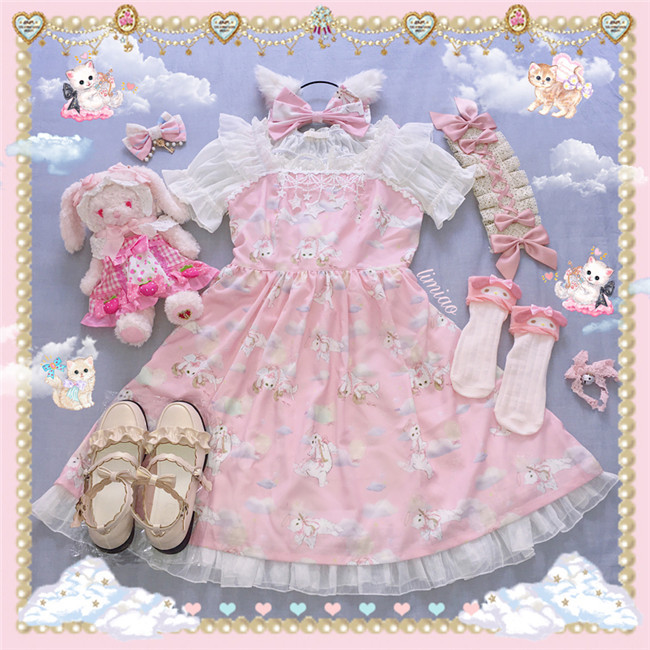 Kittens in Cloud Kingdom」lolitaロリータ服jsk-