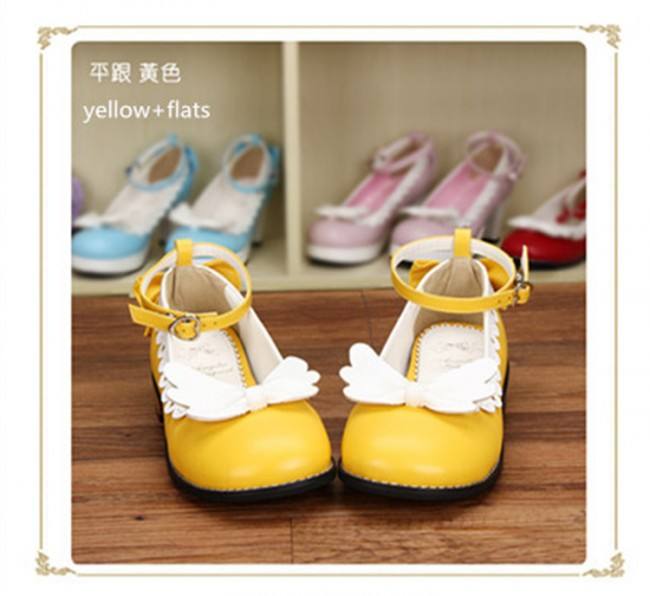 Angel's Wings Sweet Lolita Heel Shoes