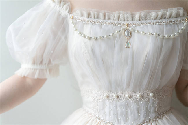 Moon Lover ~ Elegant Lolita OP Bridal Design -Pre-order