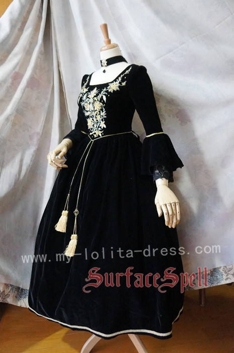 Bourbon Dynasty Series Baroque Embroidery Lolita OP Dress
