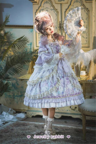 Jewelry Rabbit Luxury Lolita OP Tea Party Version