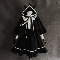 Little Devil~  Gothic Black Lolita Skirt/Cape Skirt Only Size XL - In Stock