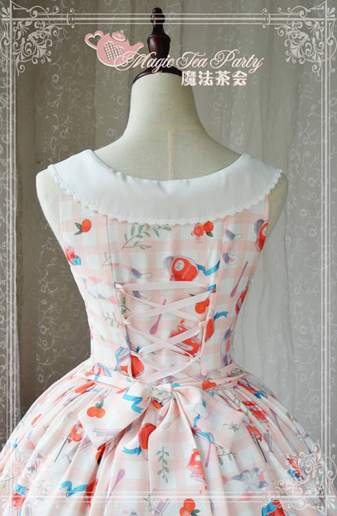 Magic Tea Party~ Cat&Marmalade~Sweet Lolita JSK Version I-Ready Made