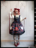 Honey Honey Lolita ~ Chinese Pear-leaved Crabapple Little Red Riding Hood Lolita Normal Waist JSK -Pre-order Closed