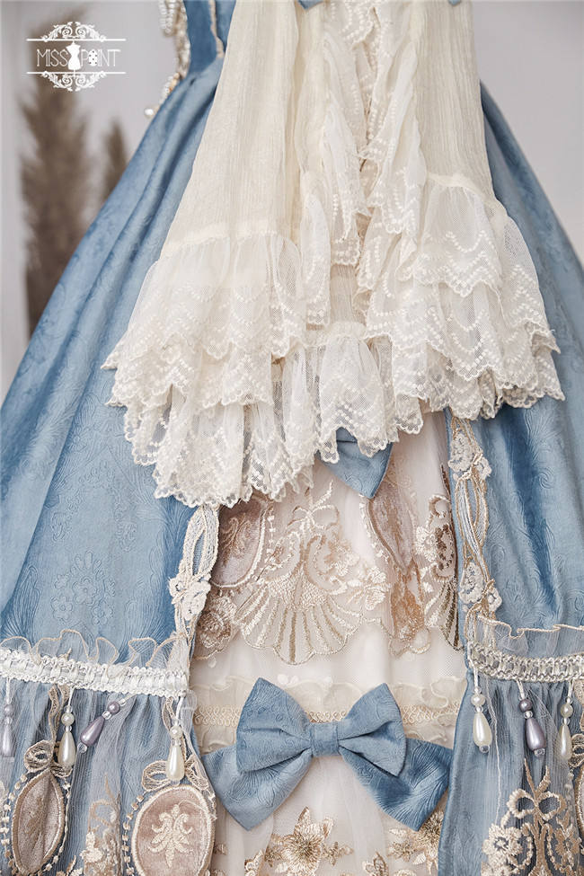 Miss Point ~ Elizabeth~ Elegant Lolita Fishbone Skirt Tea Party Version -Custom Tailor Available