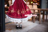 Strawberry Alice in Wonderland Lolita Jumper Dress