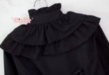 Cotton Rococo Vintage Style Ruffles Lolita Blouse -out