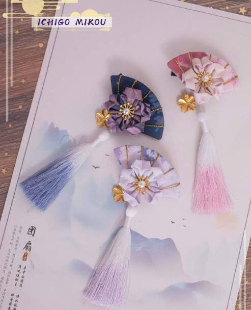 Ichigomikou Original Design Night Sakura Krathong Headdress
