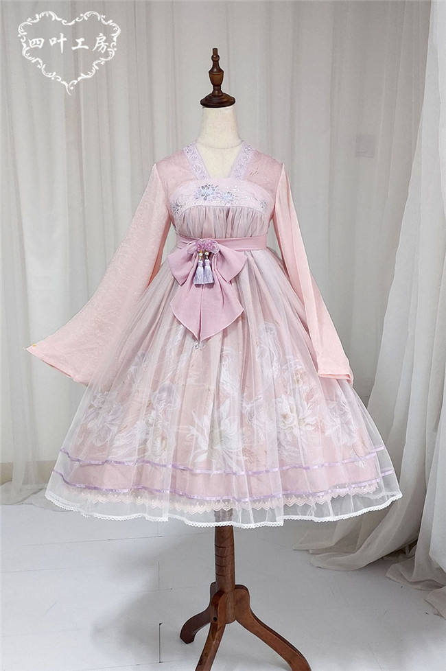 Epiphyllum Jellyfish Qi Lolita Dress Version I -Ready MADE