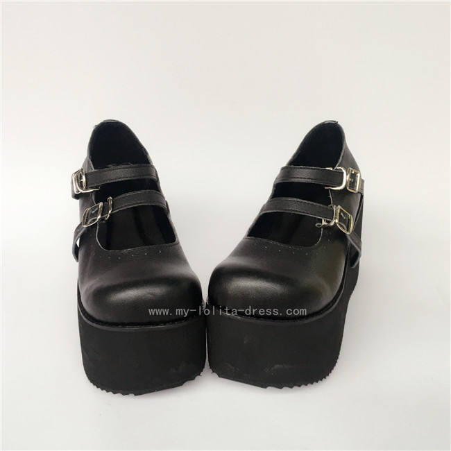 Double Straps Lolita Shoes