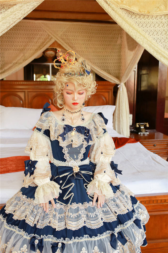 Miss Point ~Masked Ball Luxury Details Lolita OP Fullset