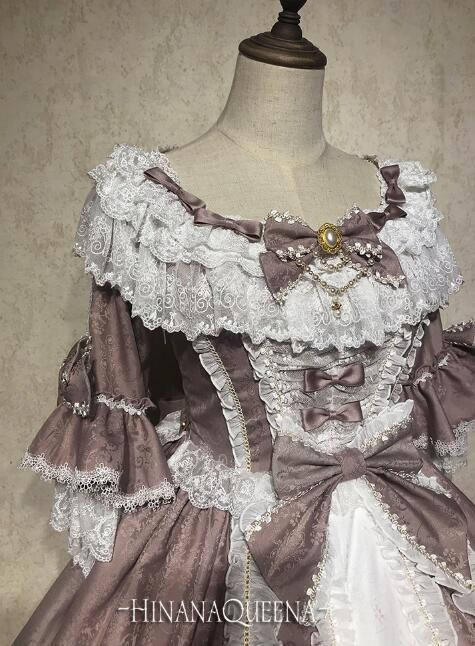 Moira~ Lolita Short Sleeves OP Dress -Sax Size XL In Stock