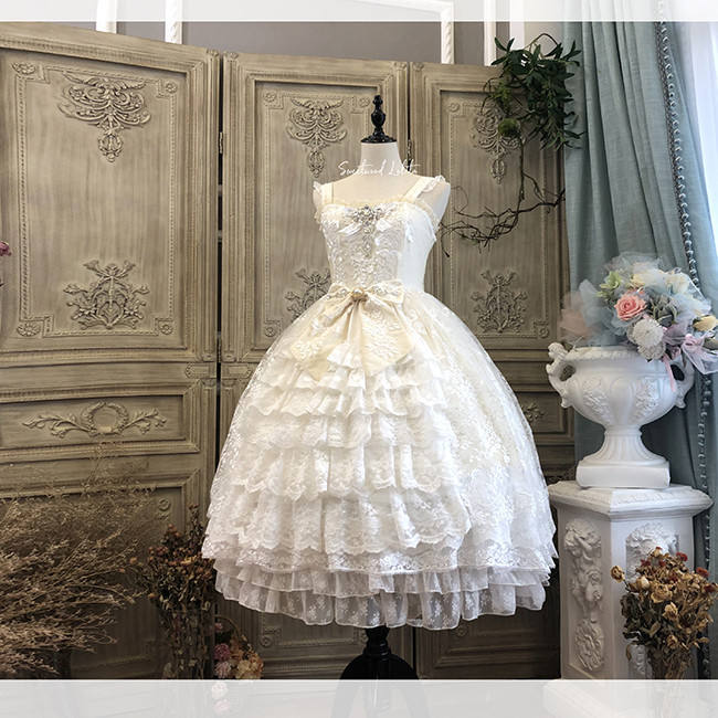 Secret Garden In Midsummer ~Elegant Lolita Bridal Dress -Ready MADE