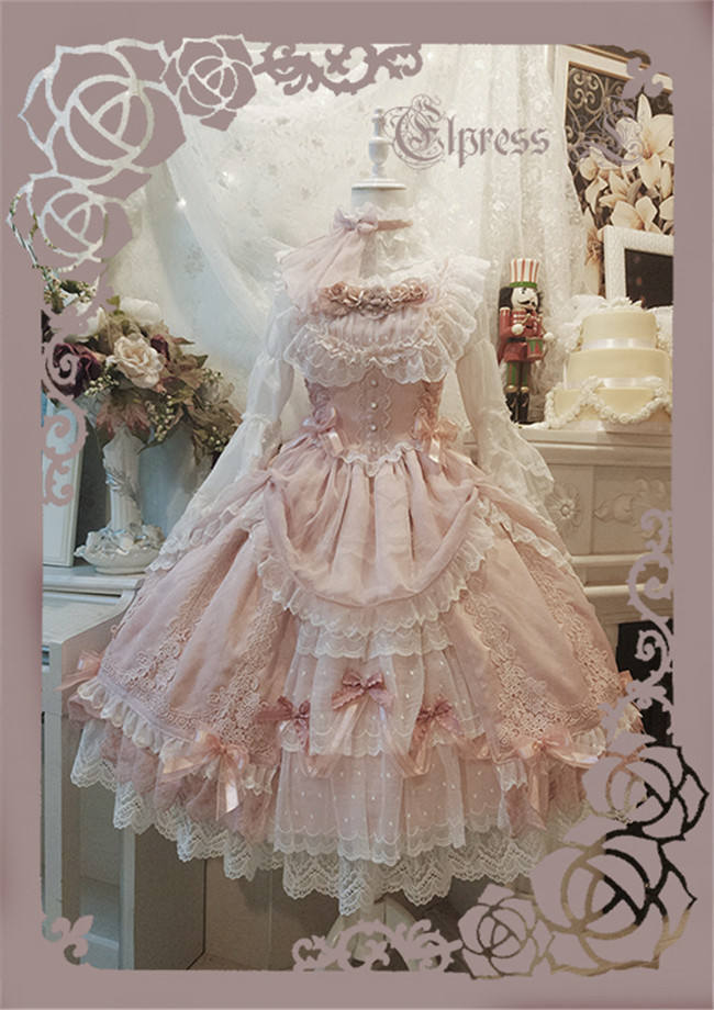 Elpress L ~Christmas D*Romance Ode~ Elegant Lolita JSK -Ready Made Purple M - In Stock