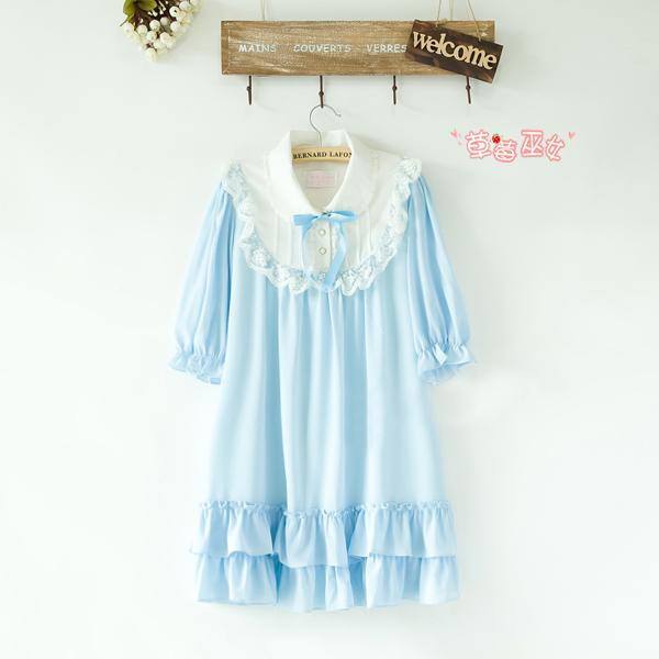 Cute Doll Chiffon Lolita Dress