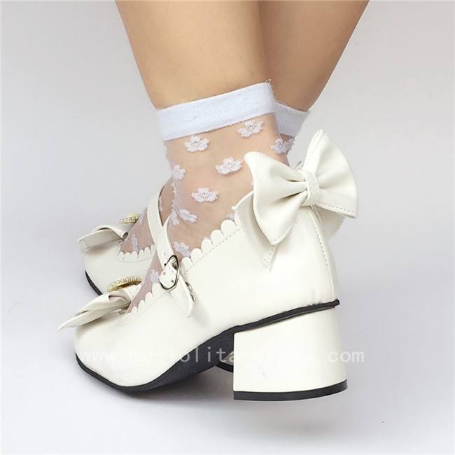 Elegant Bows Lolita Heels Shoes
