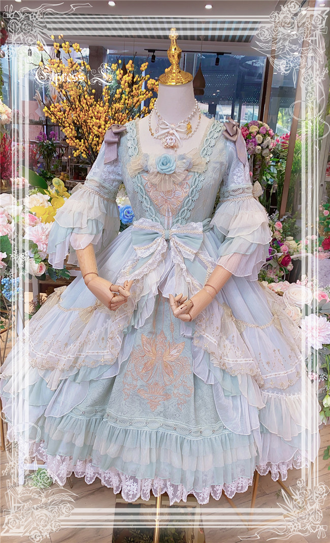Elpress L ~The Fairy Kingdom Embroidery Lolita OP +