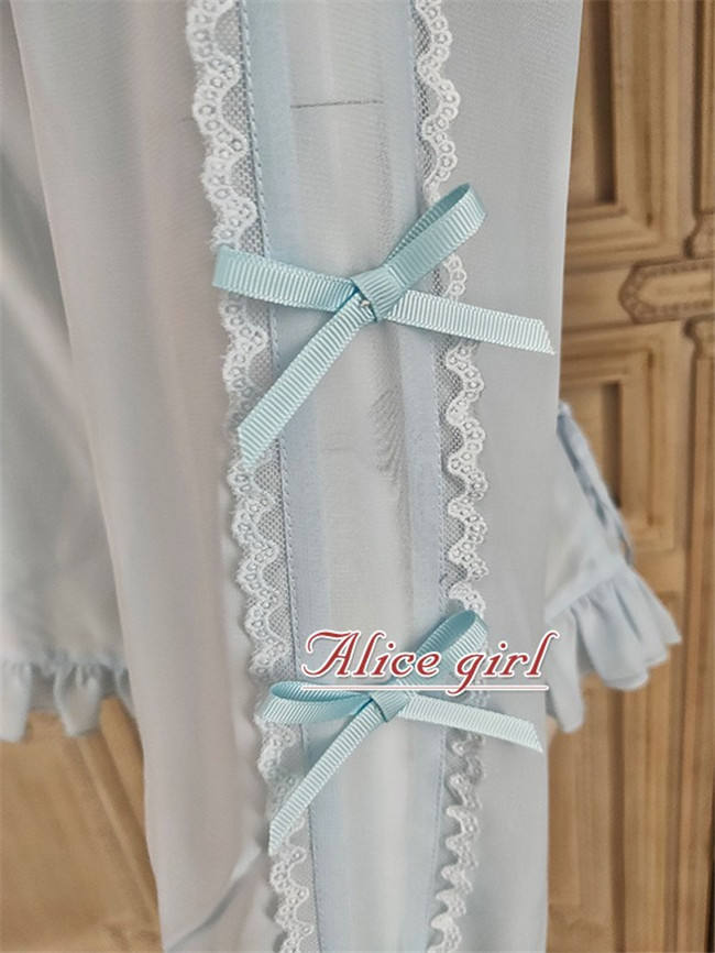Alice Girl ~The Kitty's Tea Party Lolita Blouse -Pre-order