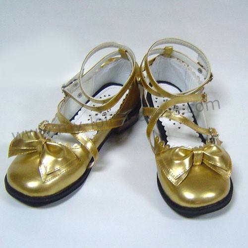 Classic Tea Party Shoes Purple Bow Lolita