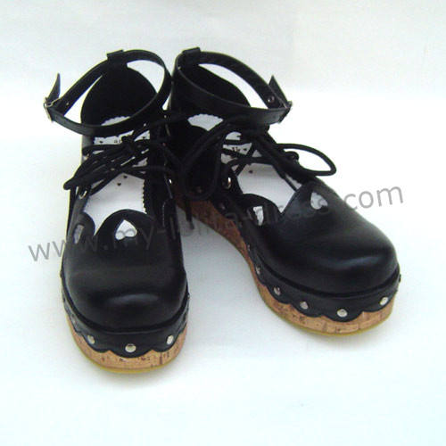 Black Hearts Lolita Footwear
