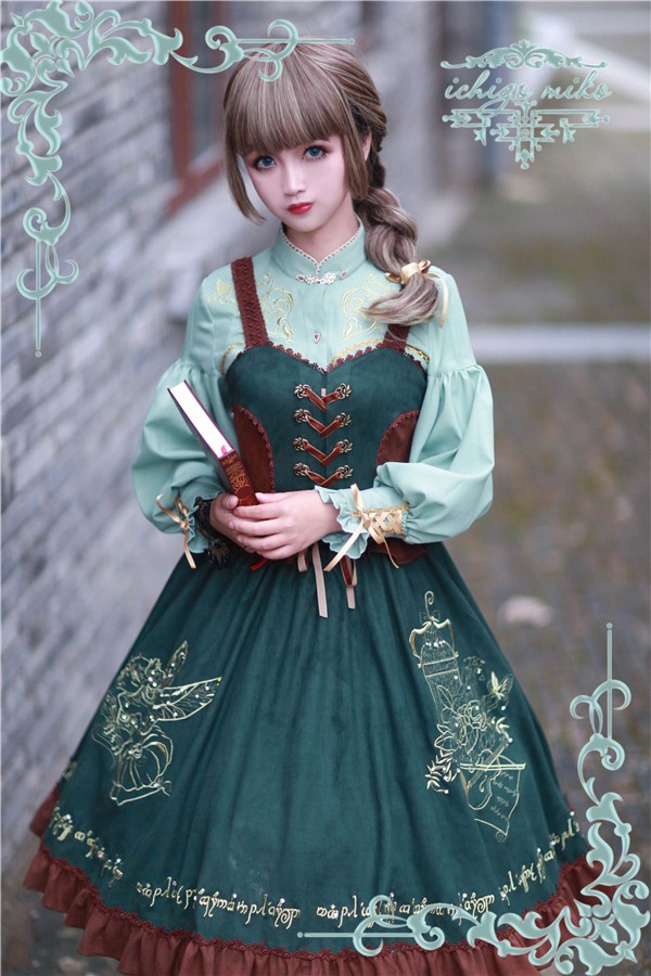 IchigoMiko ~The Song of the Wood Elves~ Embroidery Lolita