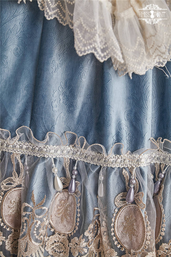 Miss Point ~ Elizabeth~ Elegant Lolita Fishbone Skirt Tea Party Version -Custom Tailor Available