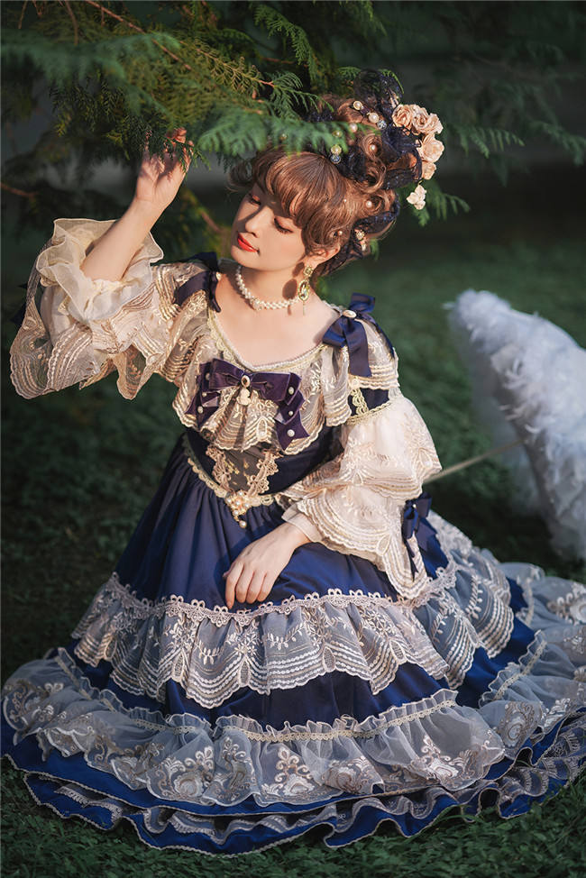 Miss Point ~Masked Ball Luxury Details Lolita OP Fullset