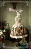 The Squirrel Couple‘s Afternoon~Lolita Printed JSK Dress out