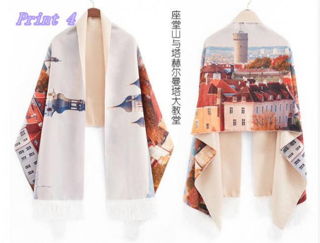 Vintage Classic Thickening  Shawl/Scarf 16 patterns-out
