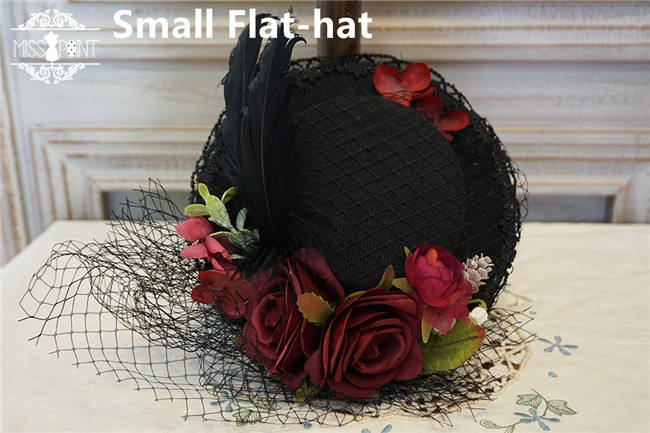 Miss Point ~ Salley Garden 2.0 Embroidery Vintage High Waist Lolita Skirt