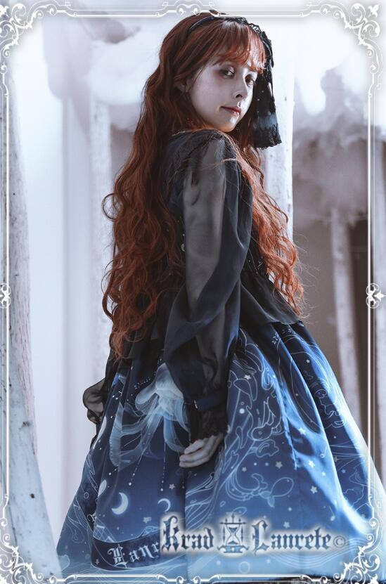 Lost in Sea Blue~ Lolita OP/JSK Short Version/Long Version -Pre-order Closed