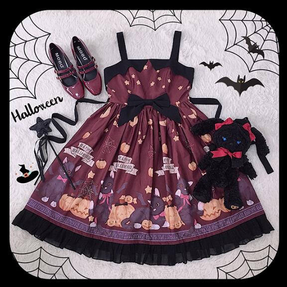Blood Sucking Cat Vampire Lolita JSK - Ready Made
