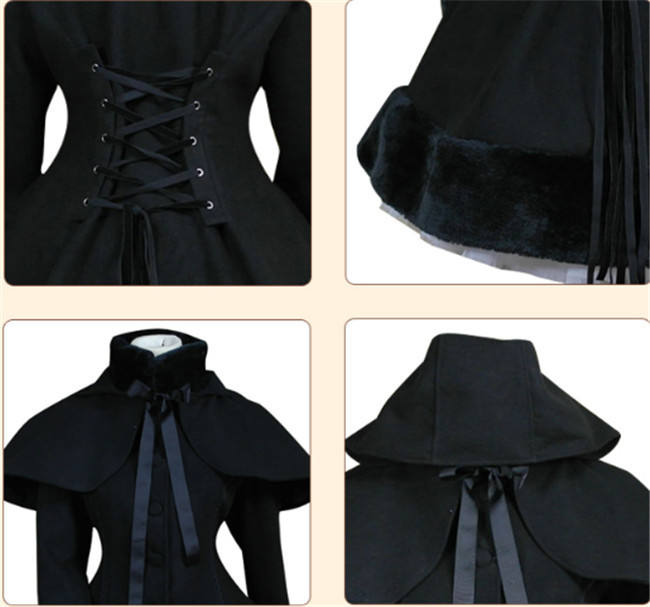 Lolita Princess Sweet Winter Slim Lolita Coat&Cape