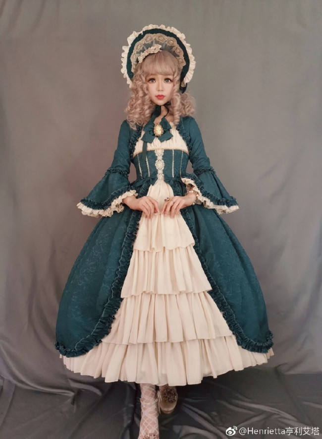 Henrietta ~Victoria Doll~ Vintage Lolita OP Dress