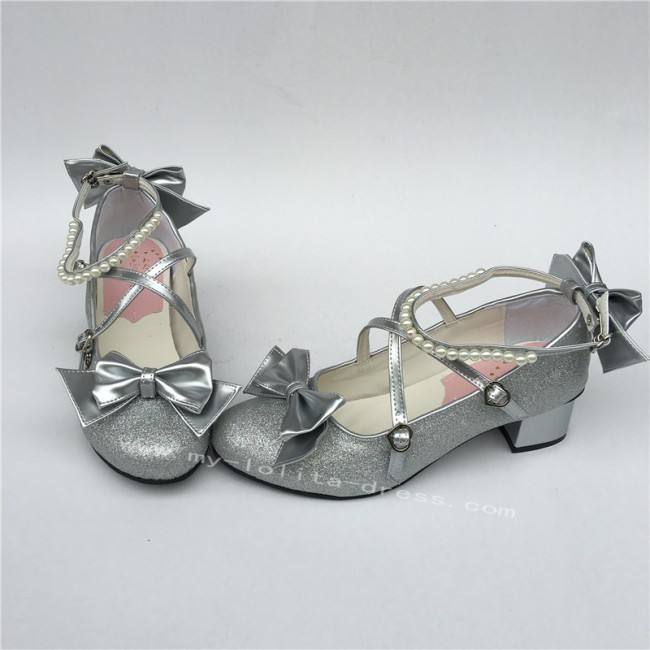 Antaina Tea Party Glitter Lolita Shoes