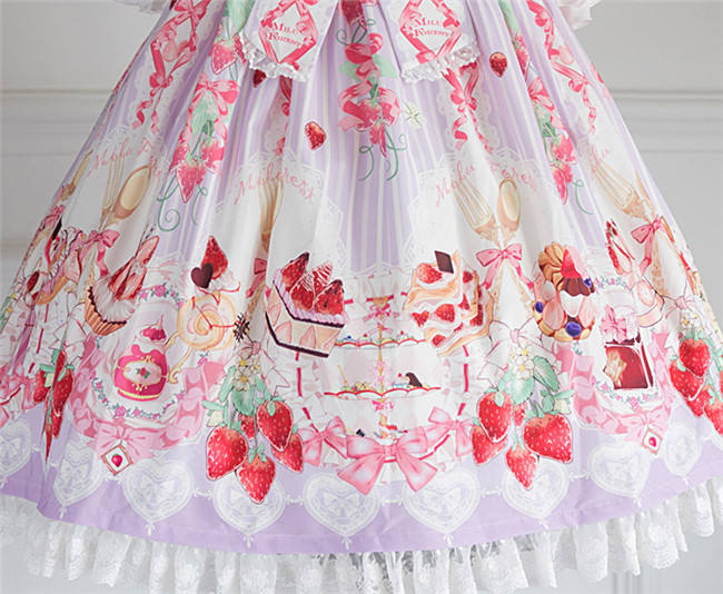 Strawberry Feast- Sweet Lolita JSK