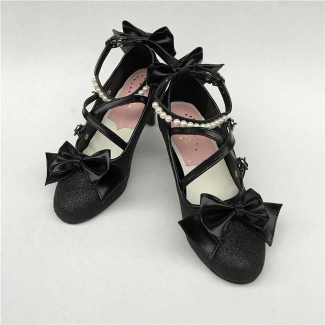 Antaina Tea Party Glitter Lolita Shoes