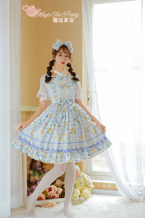 Magic Tea Party~ Cat&Marmalade~Sweet Lolita JSK Version I-Ready Made
