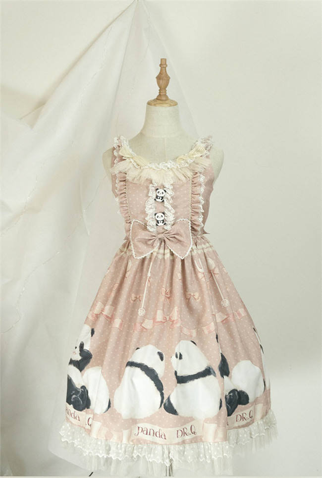 Panda Theme Sweet Lolita OP/JSK-Pre-order Closed