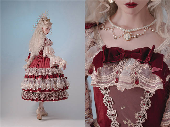 Miss Point ~Masked Ball Luxury Details Lolita OP Fullset