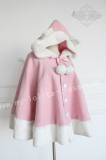 Miss Point Sweet Wool Bear Ears Lolita Cape with Hood -OUT