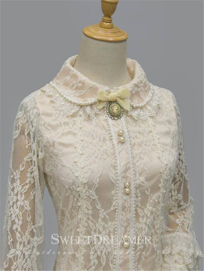 Flower Traver~ Elagant Lace Lolita Blouse