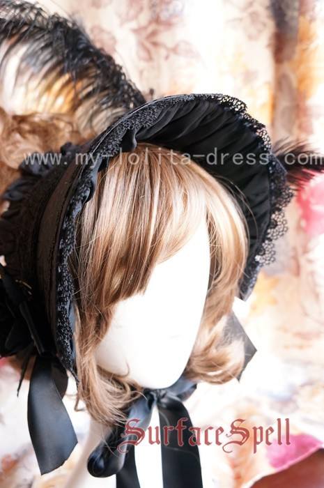 Surface Spell Gothic Solid Obscure Half Bonnet