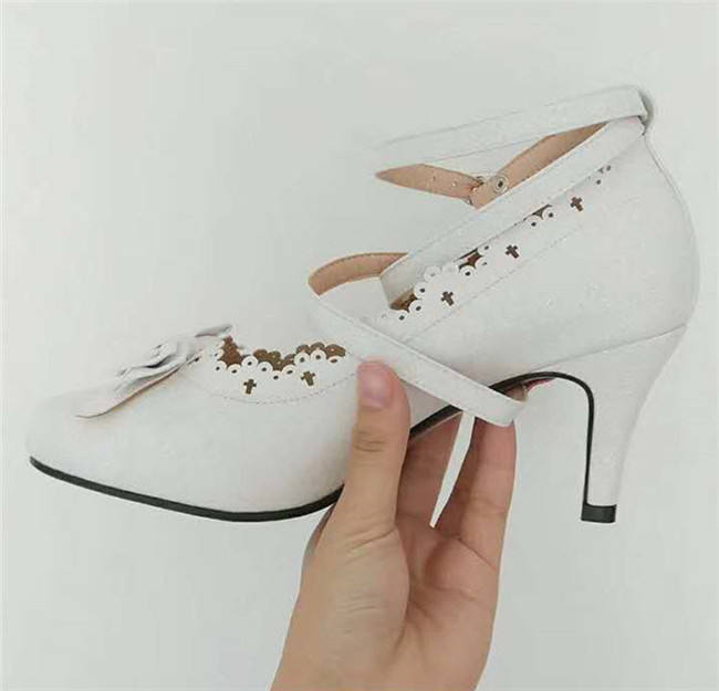 Lost Sister- Sweet Bows Lolita Heels Shoes - 3 Ways Wear