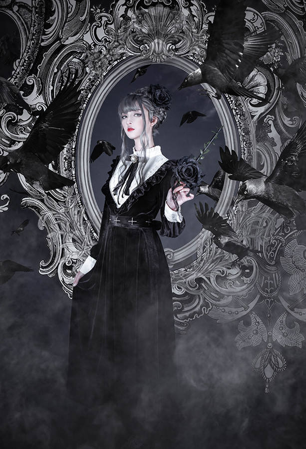 The Witch's Ring Velvet Babydoll/Elegant 2 Versions One Piece Pre-order Closed