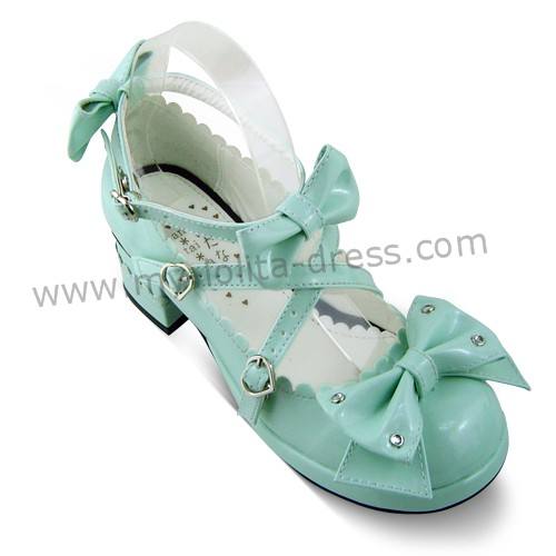 Red Bows Lolita Princess Shoes